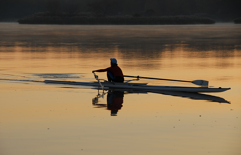 morning rowing routine